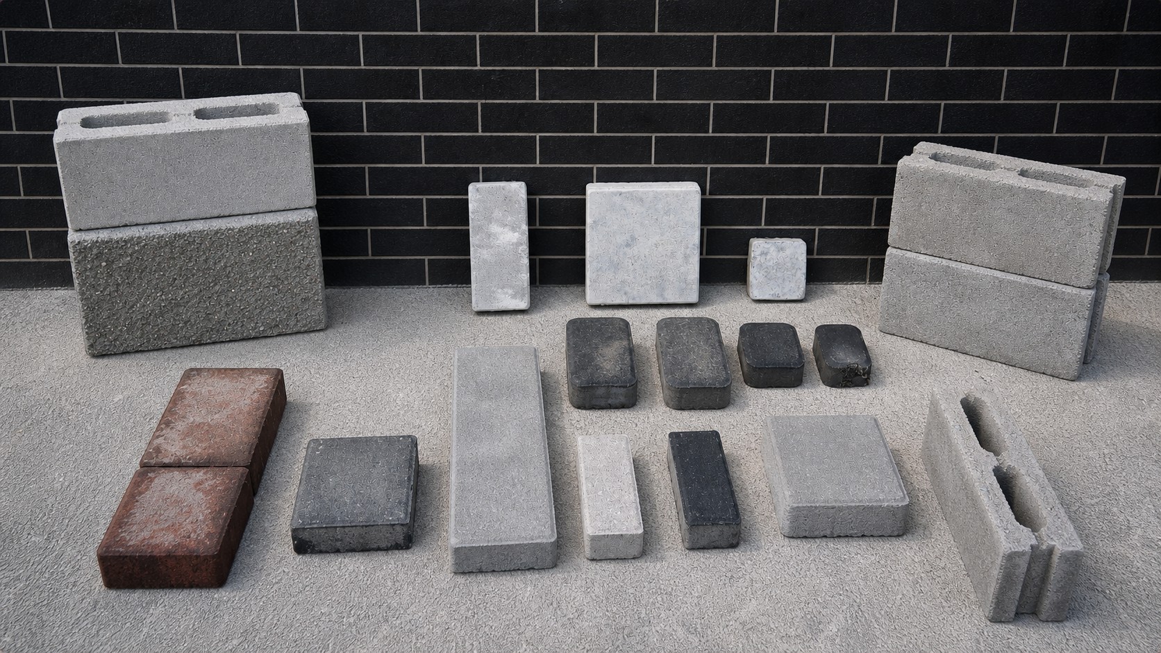 Berik Tas concrete product assortment